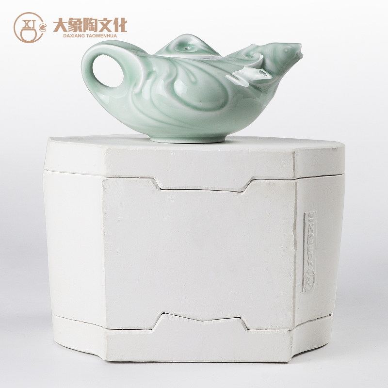 陶艺茶壶石膏注浆模具 陶瓷注浆泥浆工具 锦鲤鱼茶壶 大象陶文化
