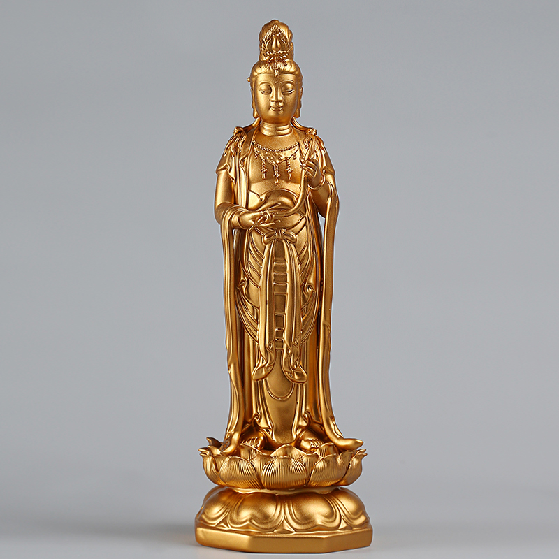 陶瓷摆件金身大势至菩萨像