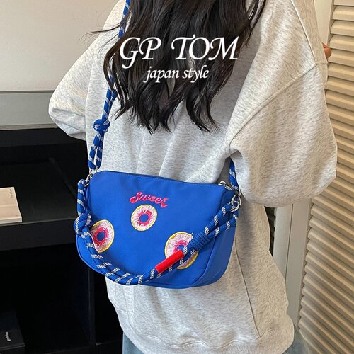 日本GP TOM手提包女超火上班杂物小拎包女款新款斜挎休闲饺子包潮