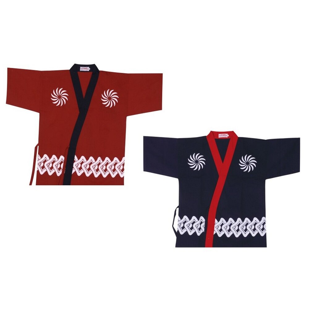 锁链日本韩国寿司料理日式厨师工衣男制服上装工作服工服日式工衣