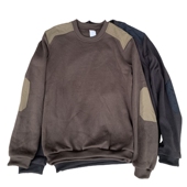 户外外套 工装 户外运动套头圆领长袖 卫衣男保暖加绒加厚毛衣秋冬季