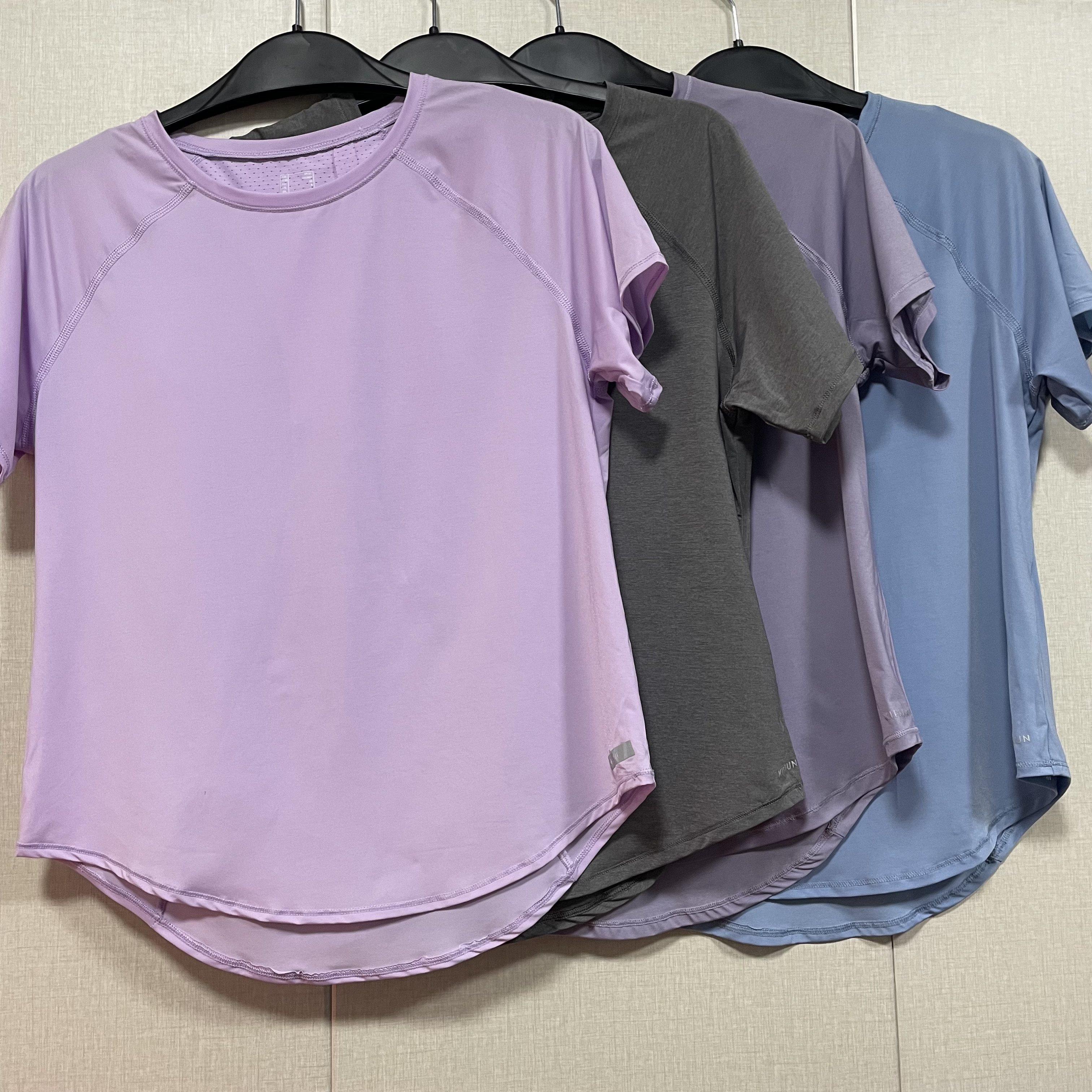 侬家运动速干衣女夏季跑步健身T恤冰丝透气短袖瑜伽轻薄上衣新款