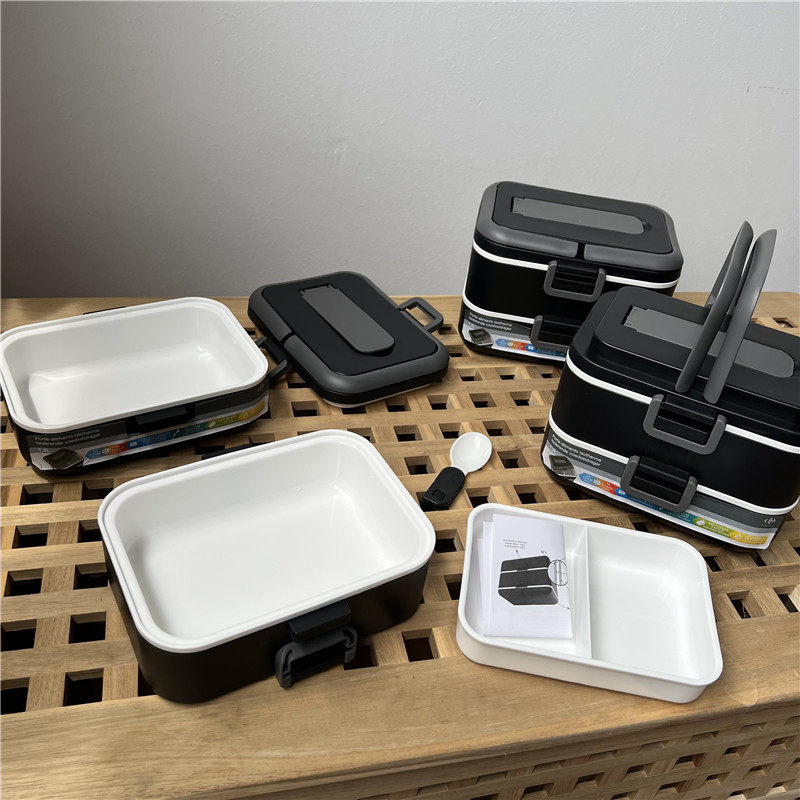 出口订单！微瑕疵清仓！双层手拎大容量保温便当密封分隔饭盒1.2L,收纳整理,食物收纳盒,淘宝优惠券,粉丝福利购,淘宝优惠卷