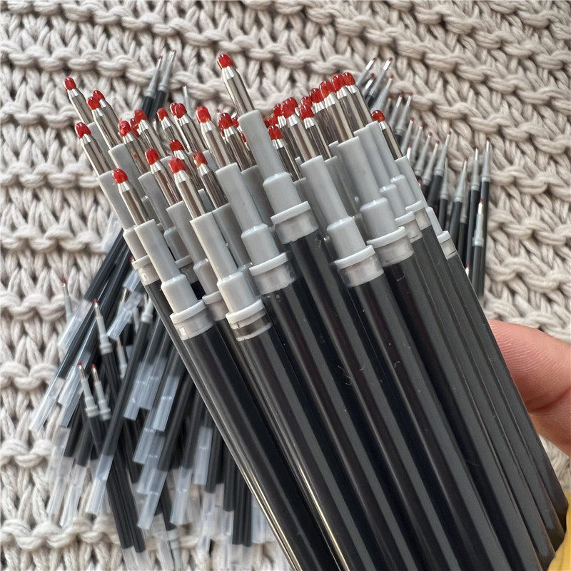 황동 펜 교체용 리필 검정색 플라스틱 중성 수성 리필 10팩