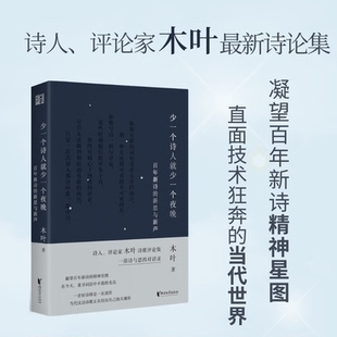 少一个诗人就少一个夜晚:百年新诗的新思与新声诗歌 中国新诗 诗歌评论集 文学评论 百年新诗 当代 冯至穆旦西川海子北岛AI与诗歌
