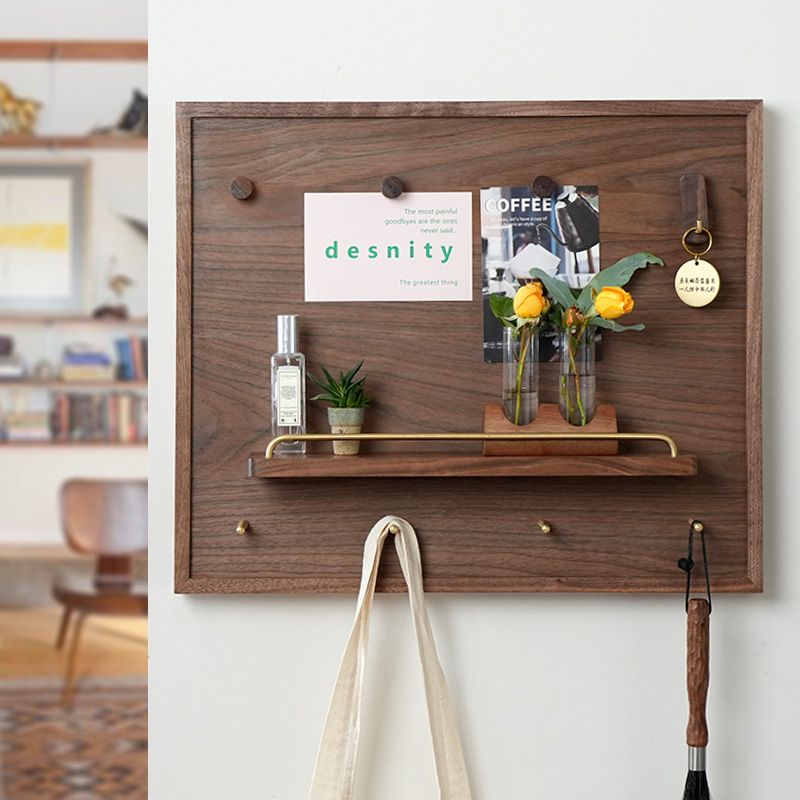 电表箱遮挡装饰挂衣架墙上壁挂式玄关入户进门钥匙收纳置物架子