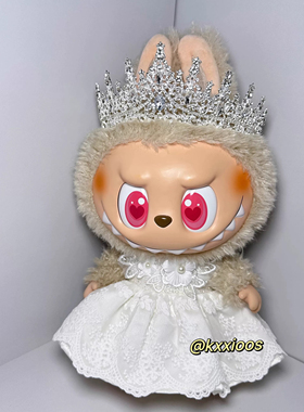 仅娃衣38cmlabubu/mokoko拉布布浪漫婚礼衣装搪胶衣服着替婚纱