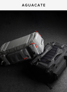 AGUACATE大容量 干湿分离健身包男女滑雪包双肩背包运动旅行包55L