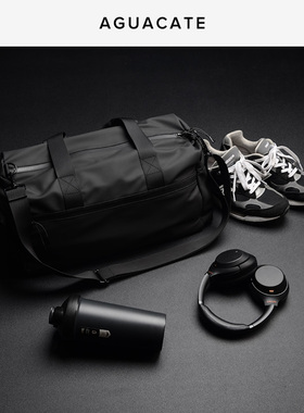 AGUACATE健身包 男女干湿分离运动瑜伽斜挎包旅游防水旅行包28L
