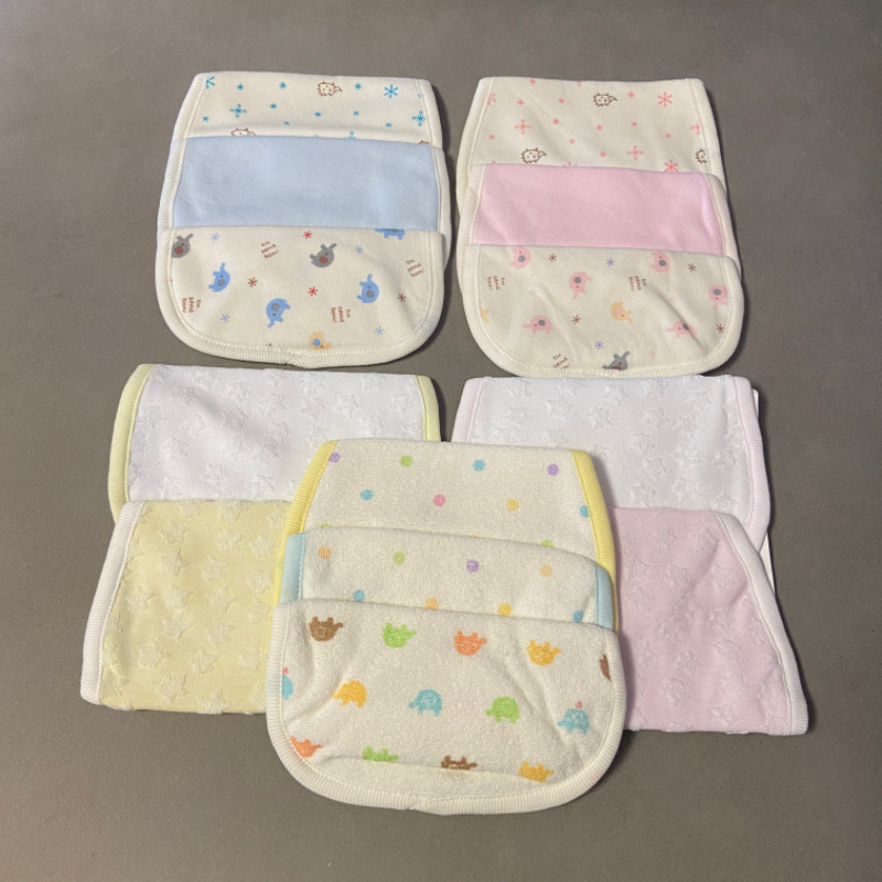 日单宝宝纯棉吸汗巾婴儿垫背巾新生儿喂奶巾擦汗纯棉防溢口水巾
