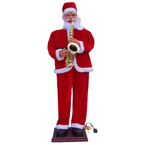 1.8米摇摆圣诞老人门童音