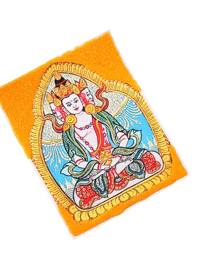 藏式半手绘粗矿画芯八大