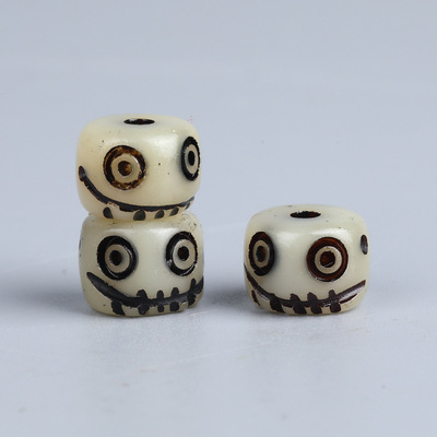 藏式驼骨阿呆老型珠雕刻