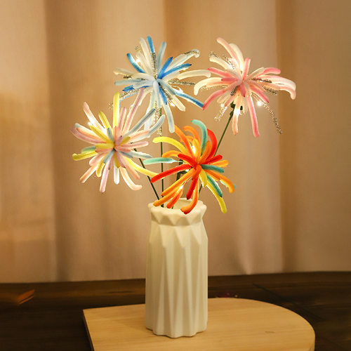 烟花扭扭棒花束手工diy材