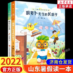 三年级暑假读一本好书 胡萝卜先生的长胡子镶边的云朵全2册 三年级暑假推荐打卡课外书百班千人暑假阅读