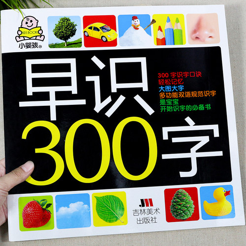学前早识300字 儿童识字书 幼儿认字绘本早教 识字大王3-4-5-6岁宝宝幼儿认字书启蒙看图识字与阅读幼儿园老师学汉字大字大图