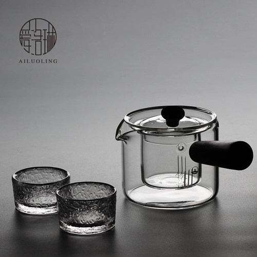 爱洛琳耐高温玻璃侧把小青柑家用