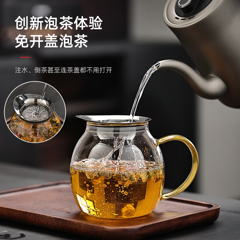 免开盖玻璃煮茶壶电陶炉图片