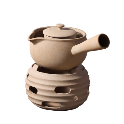 爱洛琳复古陶泥煮茶壶酒精炉