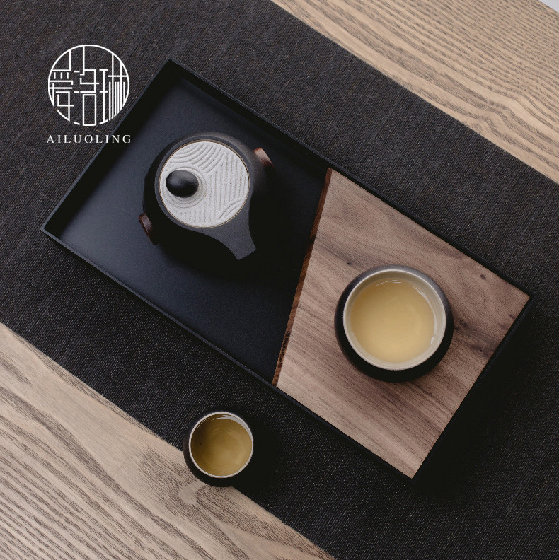不觉堂铝合金日式风功夫茶具