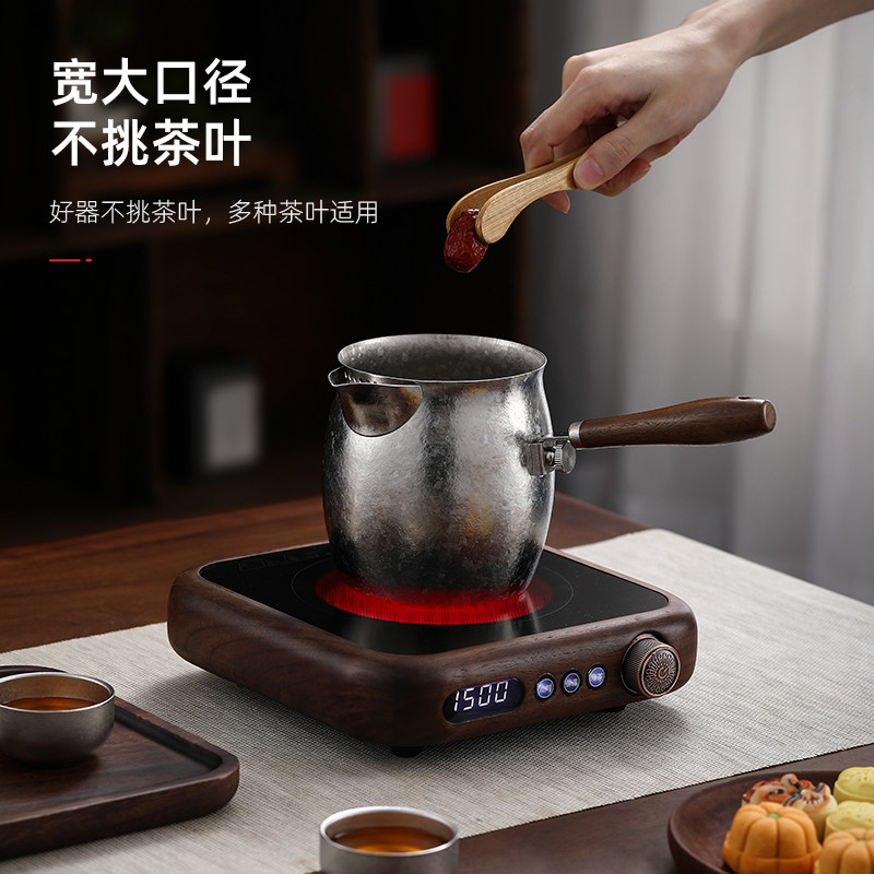 纯钛西北罐罐茶侧把煮茶壶电陶炉图片