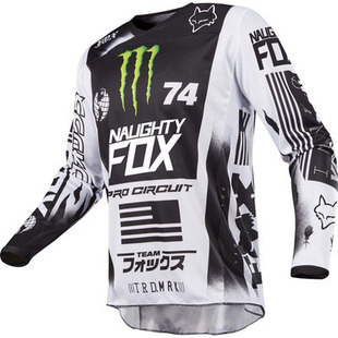 夏季 T恤 热销FOX速降服透气速干骑行服自行车山地越野摩托车长袖