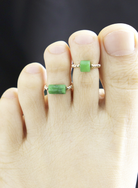 原创设计风复古可调节韩版脚趾环