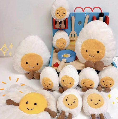 jellycat安抚鸡蛋毛绒玩具