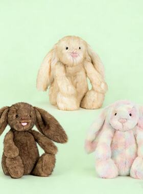 jellycat春季新品金标致臻拉祖利亚斯普林洛霍普斯敦邦尼兔玩偶