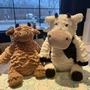英国Jellycat莫利埃特牛福多小牛毛绒玩具动物玩偶公仔春季新品