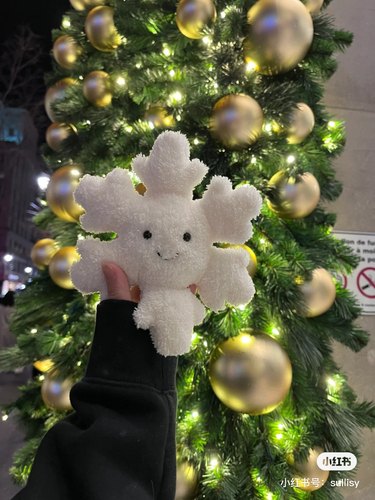 圣诞树雪花圣诞玩偶JELLYCAT