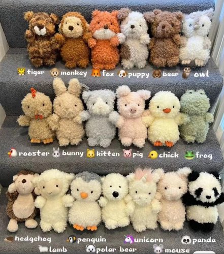 小鸡小狐狸狐狸小鸡JELLYCAT