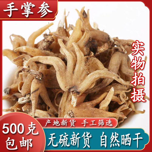 西藏野生佛参手特产级五指参手掌参旺拉中药材手儿参食用农产品
