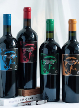 疯马庄小疯马特级园系列干红葡萄酒智利名庄瓦帝维索CABALLO LOCO