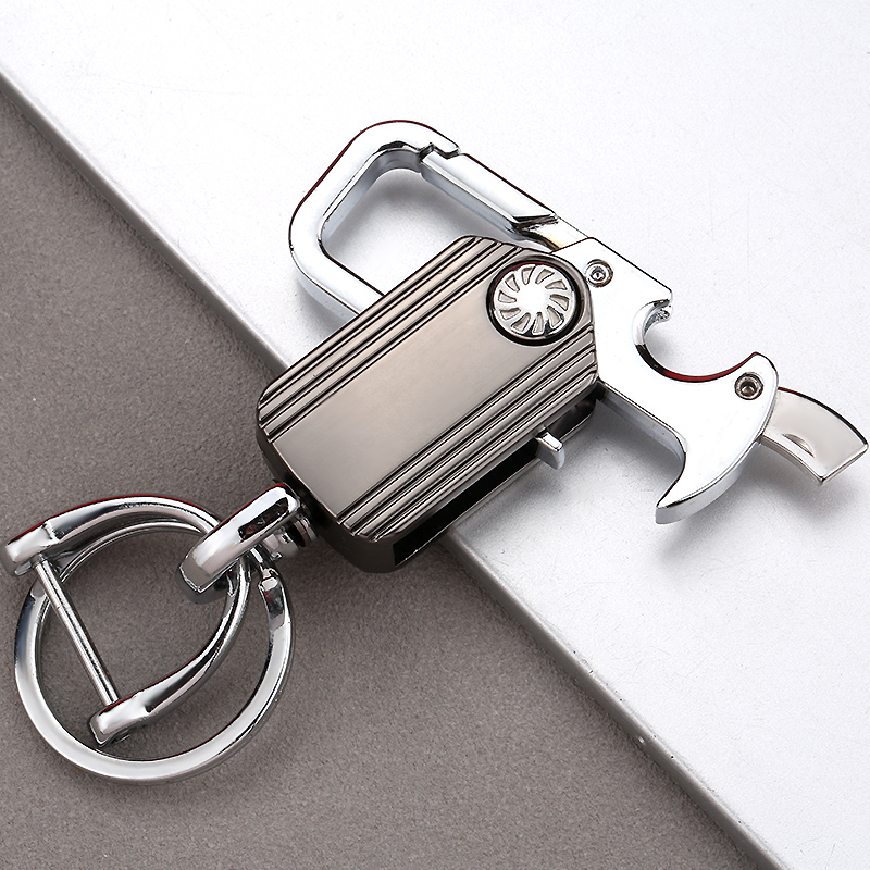陀螺男士腰挂金属双面钥匙扣