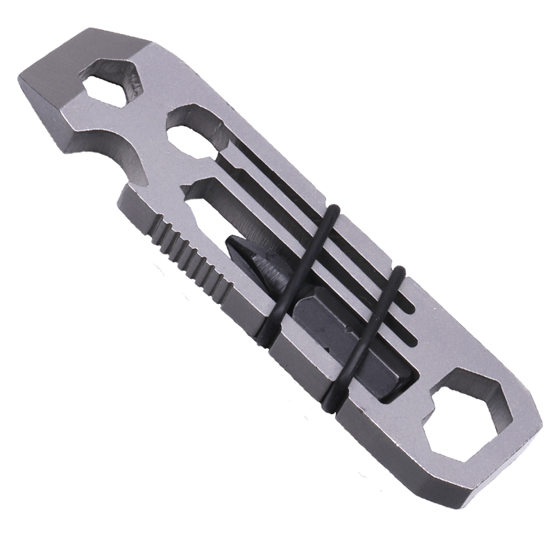 多功能小工具组合开瓶器6脚扳手螺丝刀随身钥匙扣迷你户外edc装备