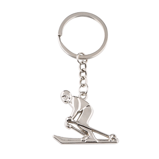 滑雪场溜冰鞋滑雪板仿真钥匙扣挂件定制刻字滑雪场纪念品哈尔滨