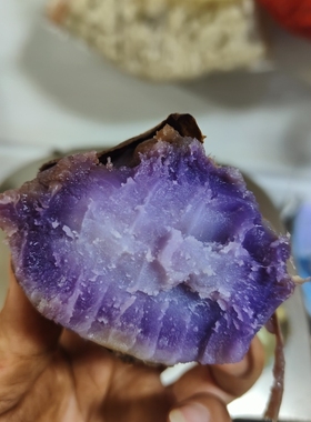 花心红薯冰淇淋红薯槟榔薯紫薯番薯地瓜混搭紫白多花少花无花包邮