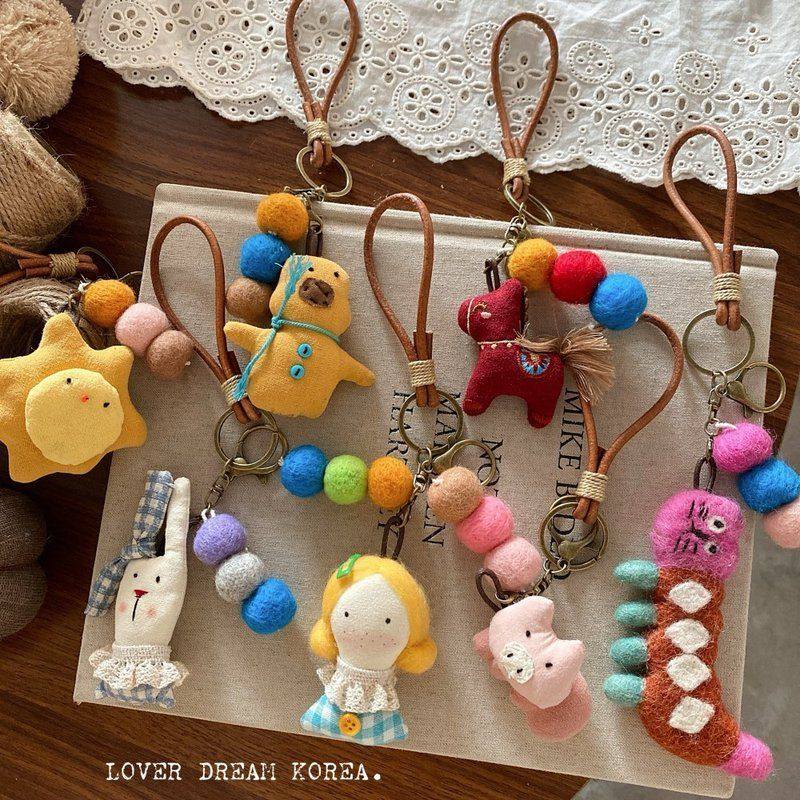 可爱卡通～尼泊尔羊毛毡卡通水果挂饰可爱挂坠小礼物钥匙扣包挂件,节庆用品/礼品,挂饰/生肖挂饰,淘宝优惠券,粉丝福利购,淘宝优惠卷