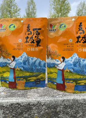 阿坝川西高原特产沙棘冻239g独立包装约22小包休闲零食小吃正品