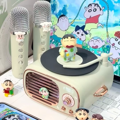 蜡笔小新系列生日礼物周边唱K音响麦克风送女生男生朋友闺蜜可爱