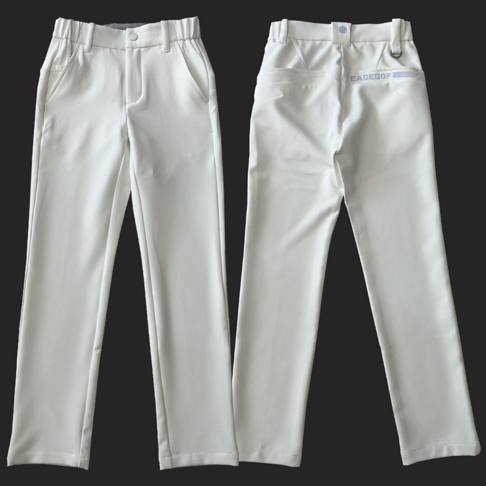 EG儿童高尔夫服装男童职业修身长裤春夏新款青少年速干裤子轻克重