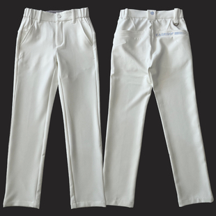 EG儿童高尔夫服装男童职业修身长裤秋季新款青少年速干裤子轻克重