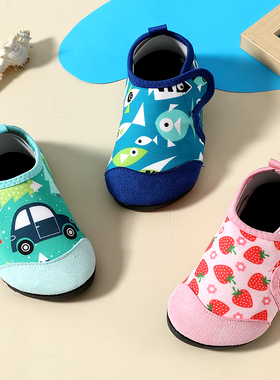 儿童沙滩鞋袜防滑防割伤游泳溯溪软鞋宝宝婴儿速干水上乐园漂流鞋