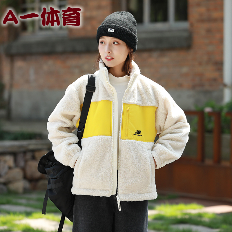 中性款摇粒绒宽松外套