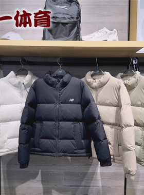 NEW BALANCE/NB冬款女子立领保暖时尚鸭绒羽绒服短款外套AWJ34303