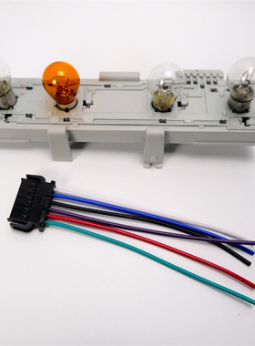 适用斯柯达07-09款老明锐昊锐后尾灯线路板灯座 灯泡固定插座插头