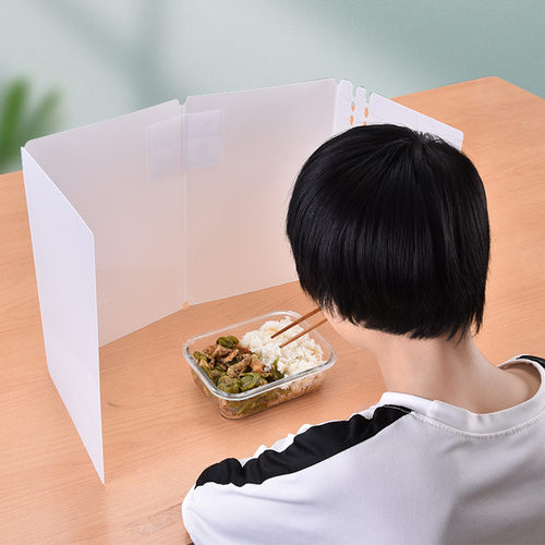 多功能防飞沫挡板学生课桌餐桌垫板防护板隔离挡板分隔柜台学校开