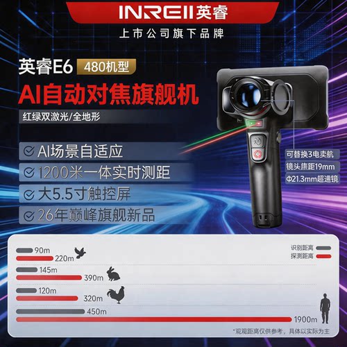 英睿热成像驱逐舰E6E8红外夜视仪