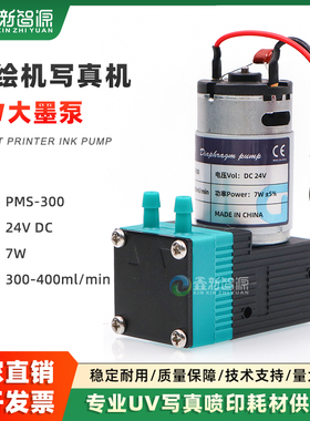 NEKD-PMS-300喷绘机写真机微型隔膜泵24V 7W大墨泵打印机液泵吸墨